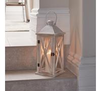 Lanterne Folkestone en Bois avec Bougie TruGlow®