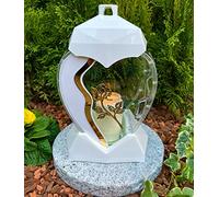 Lanterne funéraire en forme de cœur avec motif de roses - 28 cm de hauteur - Lampe funéraire - Blanc - Bougie funéraire - Décoration funéraire - Sans socle et sans décoration