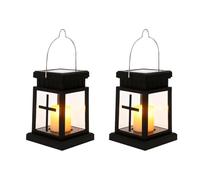 Lanterne FunéRaire RéSistante Aux IntempéRies, Lanterne Solaire Exterieur FunéRaire, Suspension éClairage De CimetièRe Lanterne Bougie, Avec Bougies Led, Pour éClairage FunéRaire Et Cadeaux (E)