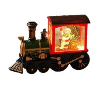 Lanterne Globe de Noël Train Rétro LED Lumineux pour Noël | Lanterne Boule à Neige Rétro pour Pièce Maîtresse Maison Entrée Fête Cheminée Bibliothèque Manteau Cheminée Dessus B