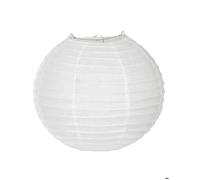 Lanterne japonaise blanche 25 cm - Blanc