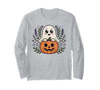 Lanterne Kawaii Ghost Jack O Motif Halloween Manche Longue