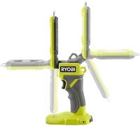 Lanterne LED compacte RYOBI 18V, 800 Lumens, 3 Intensités, Rabattable, Crochet