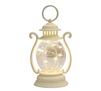 Lanterne LED - Lampe à huile vintage | Lanterne décorative à piles | Suspension | Petite lumière rétro pour camping randonnée décoration Noël Halloween jardin extérieur portable métal noir
