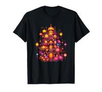 Lanterne Lotus enchantée Palais de Fleurs Fantaisie T-Shirt