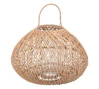 Lanterne Lour H27 cm rotin