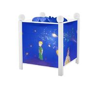 TROUSSELIER - Le Petit Prince. St Exupéry - Veilleuse - Lanterne Magique - Idéal Cadeau Enfant - Dessin animé - Lumière rassurante - Couleur Bois Blanc - Ampoule 12V 10W inclue - Prise Elec. EU
