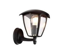 Lanterne Murale Extérieure Noire pour Ampoule E27
