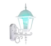 Lanterne murale extérieure télécommande façade lampe ALU dimmable dans un ensemble comprenant des lampes LED RGB