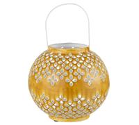 Lanterne Ronde Métal Sévilla 30cm Ocre