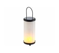 Lunartec Lanterne solaire à LED avec 96 LED effet flamme