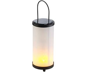 Lanterne solaire à LED avec 96 LED effet flamme [Lunartec]