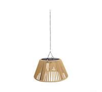 Lanterne solaire à suspendre en rotin tissé pour décoration extérieure de | Rotin synthétique et fer, lueur douce 3000 K, fonctionne à l'énergie solaire, sans câblage, idéal pour patio, porche, pergola