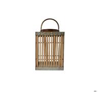 Orium - Lanterne solaire bambou Carrée G