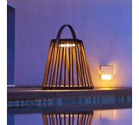 Lumisky Lanterne solaire EVANIA – base LED rechargeable, blanc chaud, H28 cm