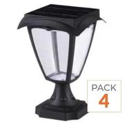 Lanterne Solaire Connectée à poser RGBW IP54 (Lot de 4)