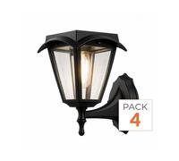 Lanterne Solaire Connectée Murale RGBW IP54 (Lot de 4)