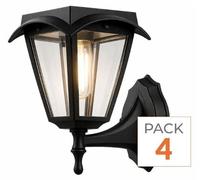 Lanterne Solaire Connectée Murale RGBW IP54 (Lot de 4)