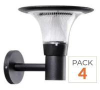 Lanterne Solaire Connectée Murale UFO RGBW IP65 (Lot de 4)