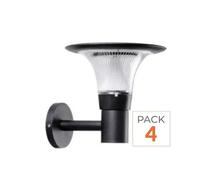 Lanterne Solaire Connectée Murale UFO RGBW IP65 (Lot de 4)