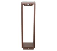 Lanterne Solaire Domestique Led À Piles 2,2 W, Ip54 Corten Zafferano