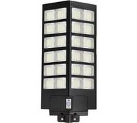 Lanterne Solaire Extérieur LED 20W Détection Mouvement IP44 Noir 25000mAh
