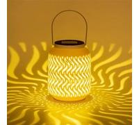 Lanterne solaire extérieure en céramique LED