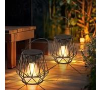 Vendos85 Lanterne solaire LED motif lignes