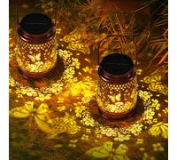Lanterne solaire extérieure LED motif Papillon