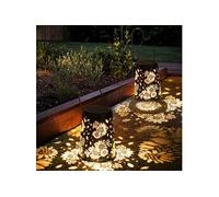 Lanterne solaire extérieure LED motif tournesol