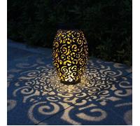 Lanterne Solaire Extrieur LED - tanche IP44 - Sans fil - Rechargeable - Jardin Patio Cour - Classe nergtique A LAMPE A POSER