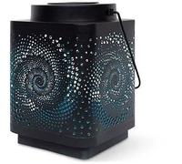 Lanterne solaire - GARDEN ID Attract - Bleu 11 x 11 h15 cm - 6 à 8h autonomie - Mobile - Bouton on/off.
