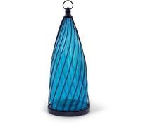 Lanterne solaire - GARDEN ID Blue Dome - Ø17 H40 cm - Autonomie 6-8h -Bouton on/off - Pile AA rechargeable.