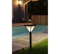 Lanterne solaire inox - effet pluie