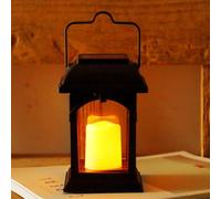 Lanterne solaire, lanternes suspendues de jardin extérieur, lumière LED | Flamme vacillante chaude pour Table Party Patio jardin porche cour décor extérieur