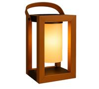 Lanterne solaire LED blanc SERAPHINA avec panneau solaire H32cm