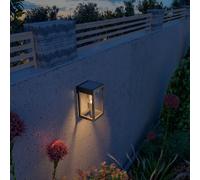Lanterne solaire LED connectée Smart métal noir RGBW 250lm