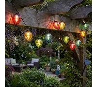 Lanterne Solaire Lichterkette Extérieur Ballons LED 380 cm, 10 x LED [EEK: Non noté]