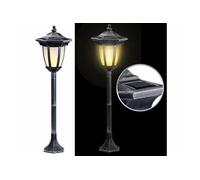 : Lanterne solaire sur pied 24 LED effet flamme