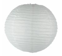 Atmosphera – Lanterne boule « Fééric » – Papier et métal – Blanc – 35 cm