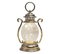 Lanterne vintage à LED, lampe tempête LED, lampes de table de chevet à piles, lanterne pour Noël, Halloween, randonnée, camping, 16,2 cm
