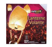 LANTERNE VOLANTE PAPIER BIO 50X90CM BLANC