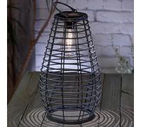 Lanternes Suspendue LED Solaire Gris Smart Garden Style Rétre Pe Warm White IP44