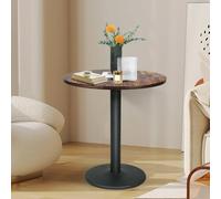 LANTUS Table Haute Mange Debout Bistrot Table de Bar Ronde Ø 60cm Meuble Exterieur pour Reception Mariage Anniversaire Fête de Jardin，pour 2-4 Personnes, Style Moderne-70 * 70 * 72cm (C)
