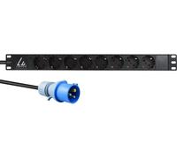 Lanview LVR-3MIEC-LIC-SCH8 Unité de distribution d'alimentation (PDU) 8 sorties CA 1U Noir (LVR-3MIEC-LIC-SCH8)