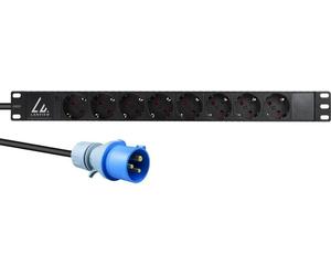Lanview LVR-3MIEC-LIC-SCH8 Unité de distribution d'alimentation (PDU) 8 sorties CA 1U Noir (LVR-3MIEC-LIC-SCH8)