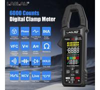 LAOLAU multimètre à pince numérique séquence de Phase plage automatique écran couleur Rechargeable courant AC/DC testeur électrique TS26A TS26D TS26D