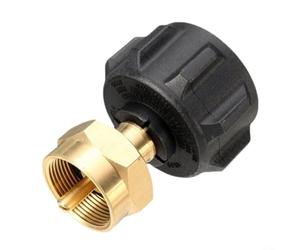 Lapiglo Adaptateur de recharge de gaz en laiton pour bouteille de propane de 0,5 kg, compatible avec réservoir de 9 à 22,7 kg pour barbecue, barbecue, réchaud de camping, lanterne chauffante