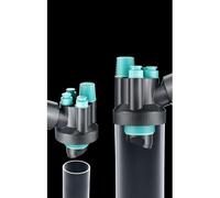 Lapiglo Adaptateur de tuyau de vidange d'évier de cuisine en ABS avec double joint anti-fuite 50/75 mm