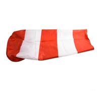 Lapiglo Chaussettes professionnelles pour mesure du vent en tissu indéchirable rouge et blanc - Indicateur de direction du vent pour parc agricole - 80 cm (100 cm)